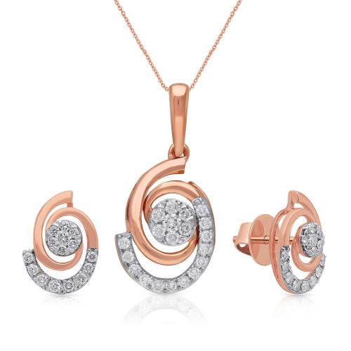 Mine Diamond Pendant Set PSPDHRM10245