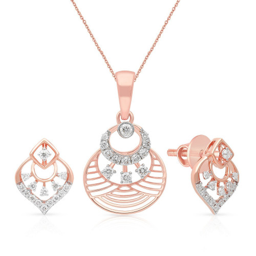 Mine Diamond Pendant Set PSPDTND10138