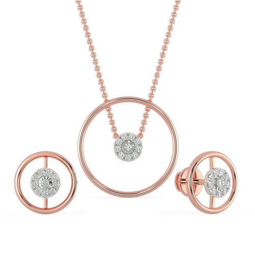Mine Diamond Pendant Set PSPDZOL10001
