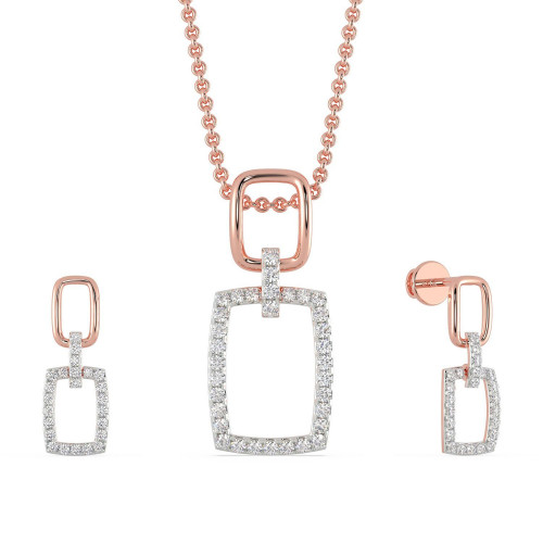 Mine Diamond Pendant Set PSPDZOL10010