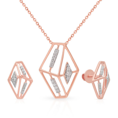 Mine Diamond Pendant Set PSPDZOL10021