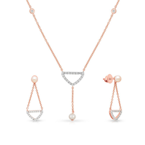 Zoul Diamond Pendant Set PSPDZOL10041