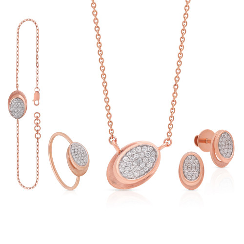 Zoul Diamond Pendant Set PSPDZOL10057