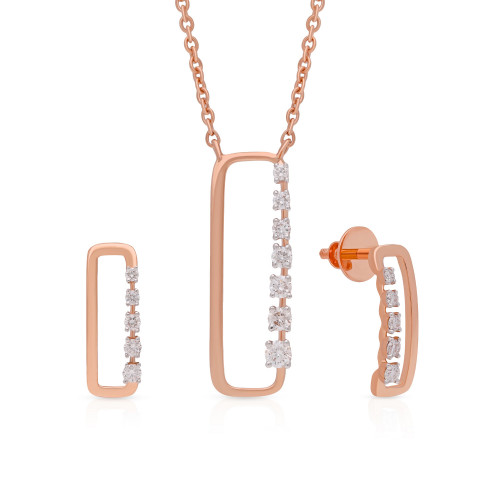 Zoul Diamond Pendant Set PSPDZOL10058