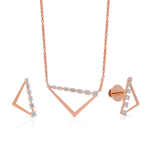 Zoul Diamond Pendant Set PSPDZOL10060