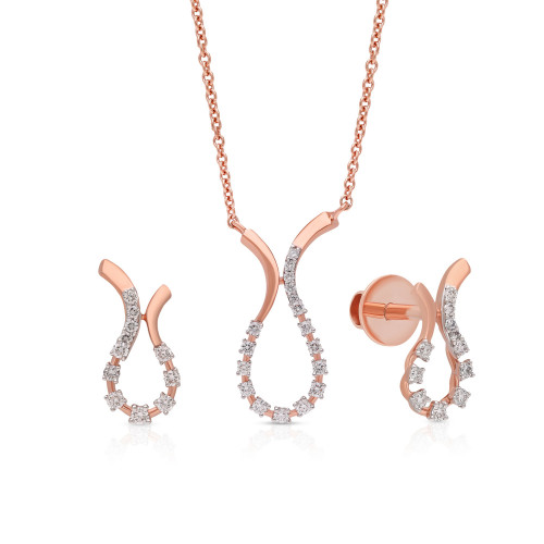 Zoul Diamond Pendant Set PSPDZOL10062
