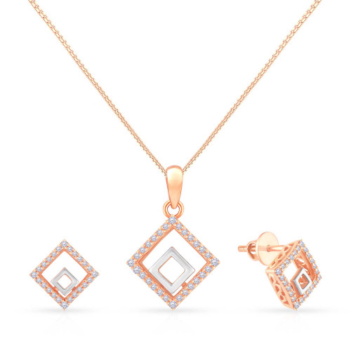 Mine Diamond Pendant Set PSPPD00095