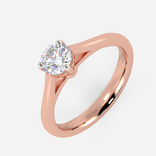 Mine Solitaire Rose Gold Ring Mount R-551161R