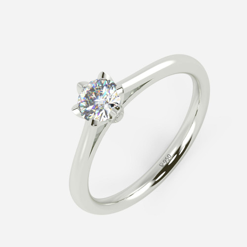 Mine Solitaire Platinum Ring Mount R-551162AP