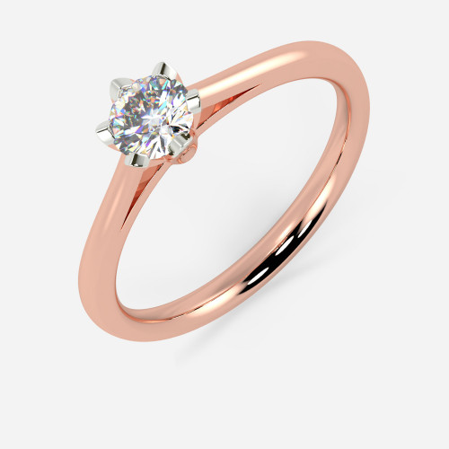 Mine Solitaire Rose Gold Ring Mount R-551162AR