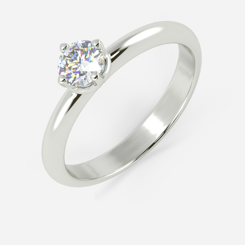 Mine Solitaire White Gold Ring Mount R-551164BW