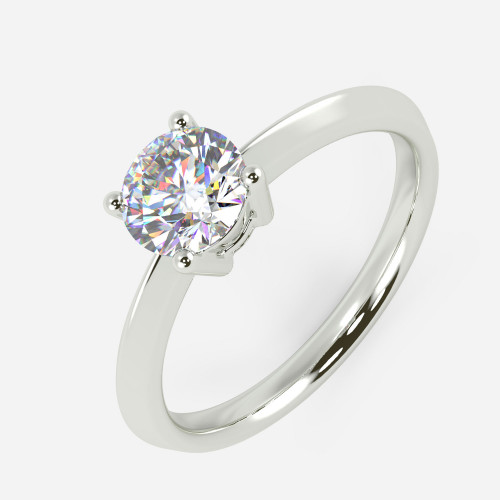 Mine Solitaire White Gold Ring Mount R-551166EW