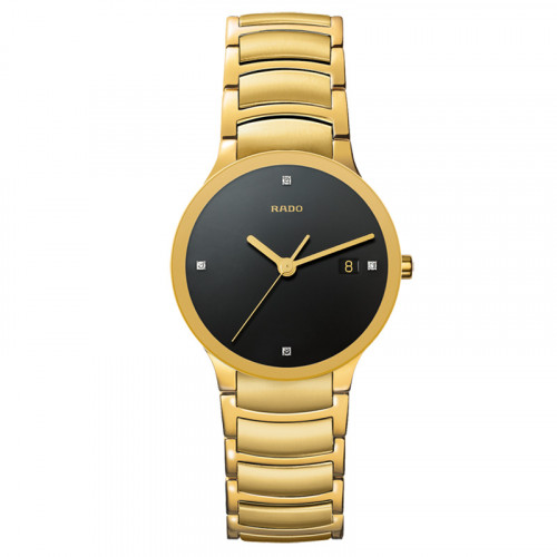 Rado Men's Centrix Gold Plated Watch R30527713