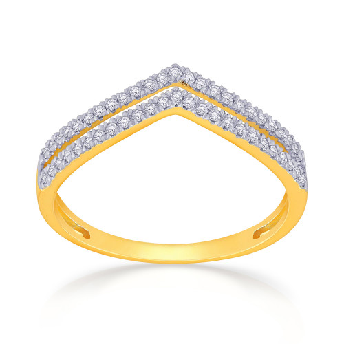 Mine Diamond Studded Casual Gold Ring R57889MP