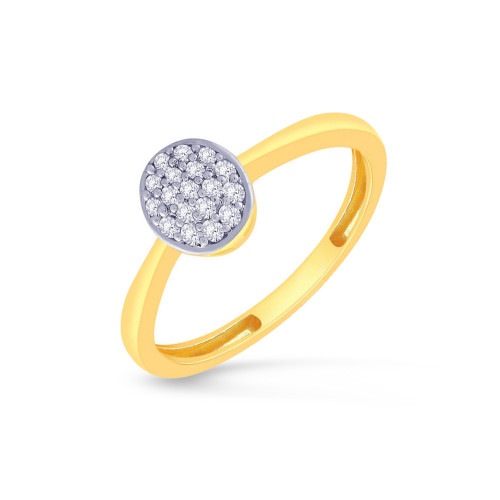 Mine Diamond Studded Casual Gold Ring R57972