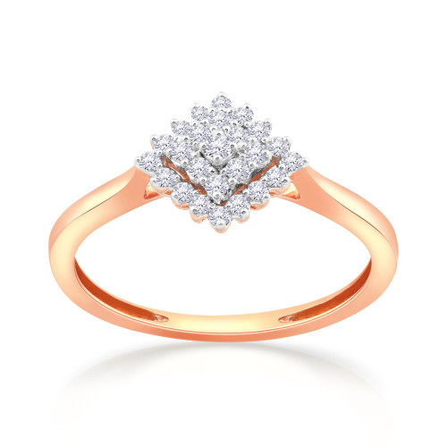 Mine Diamond Studded Casual Gold Ring R60126