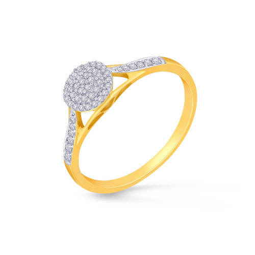 Mine Diamond Studded Casual Gold Ring R61580