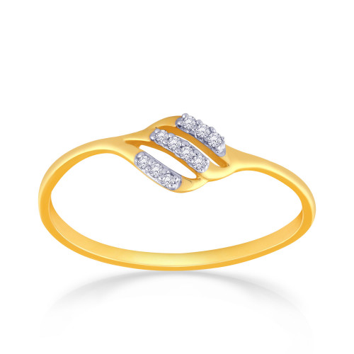 Mine Diamond Studded Casual Gold Ring R651983