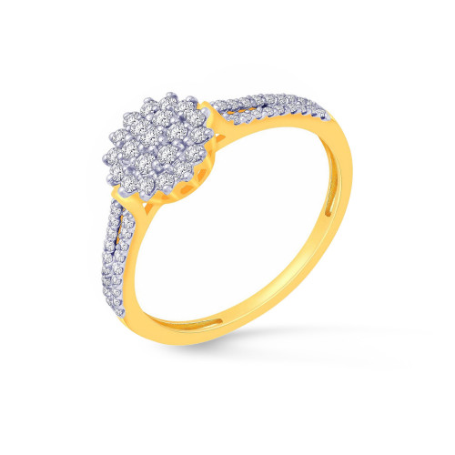 Mine Diamond Studded Casual Gold Ring RG43594