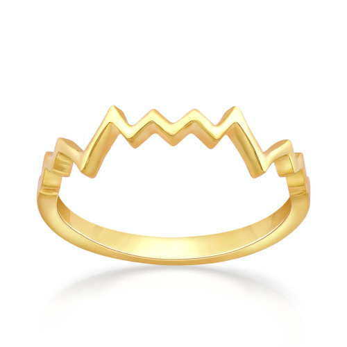 Malabar 22 KT Gold Studded Casual Ring RGSGHTYA012