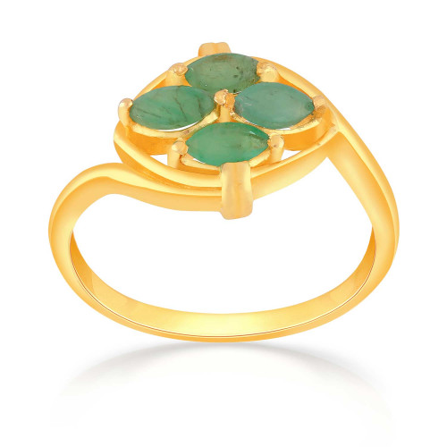 Precia Gemstone Studded Casual Gold Ring RGSNGGM040