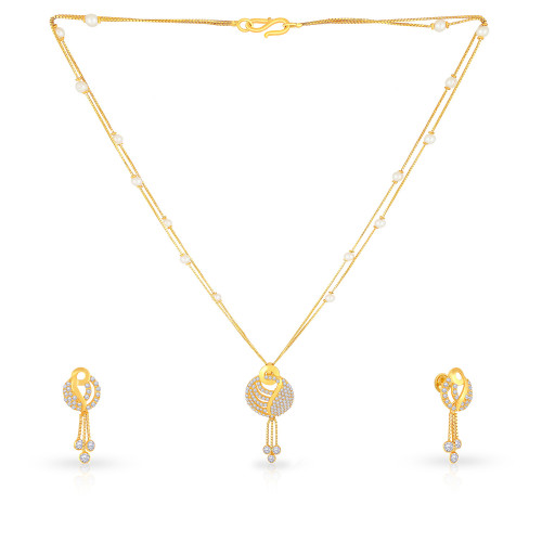 Malabar Gold Necklace Set SKYDZNS0072
