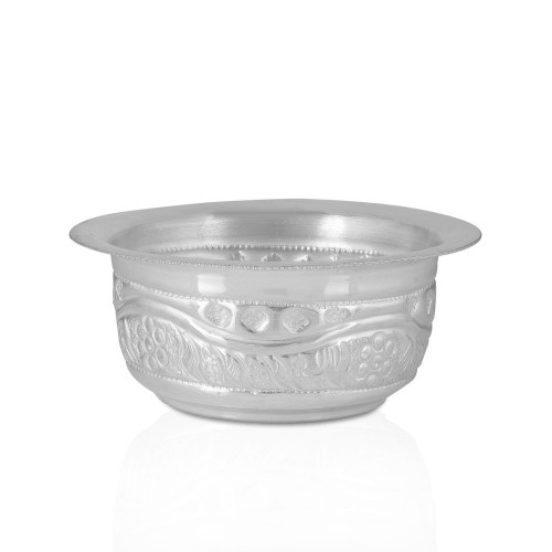 Silver Fancy Medium Soup Bowl