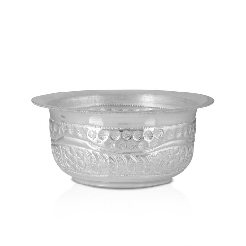 Silver Fancy Medium Soup Bowl