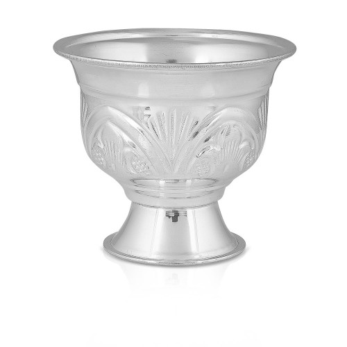 Silver Fancy Large Ice Cream Bowl