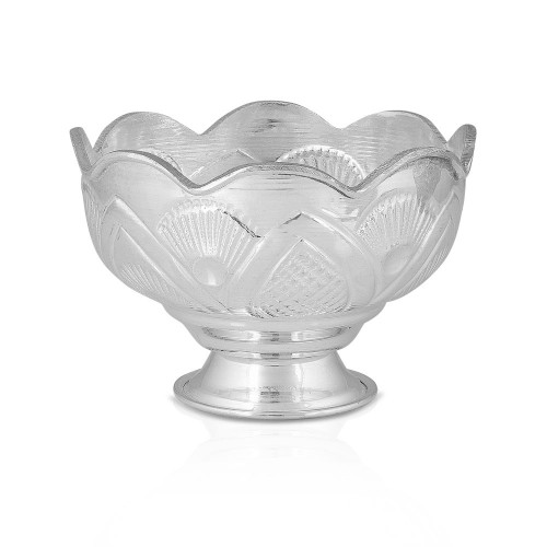 Silver Fancy Small Fruit Bowl