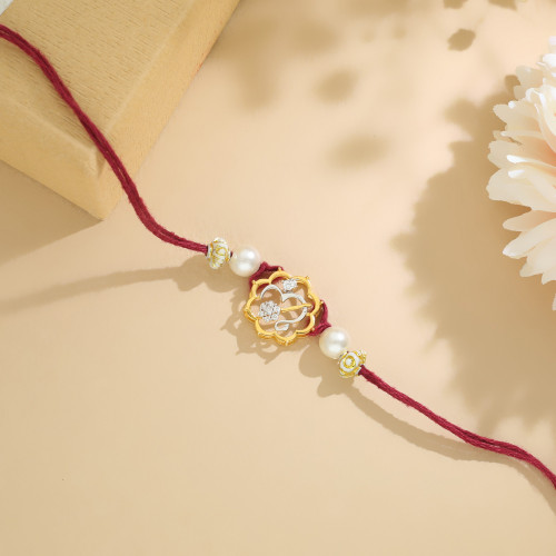 Malabar Gold Spiritual OM Two-in-One Rakhi and Pendant