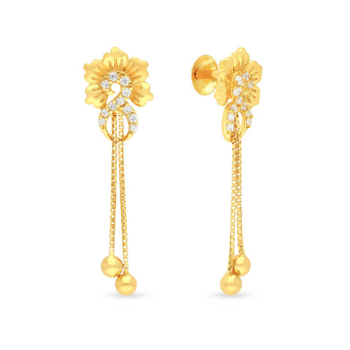 Malabar Gold Drops Earring STGEDZRURGZ357