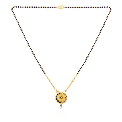 Malabar 22 KT Gold Studded Short Mangalsutra STRIMSNO009