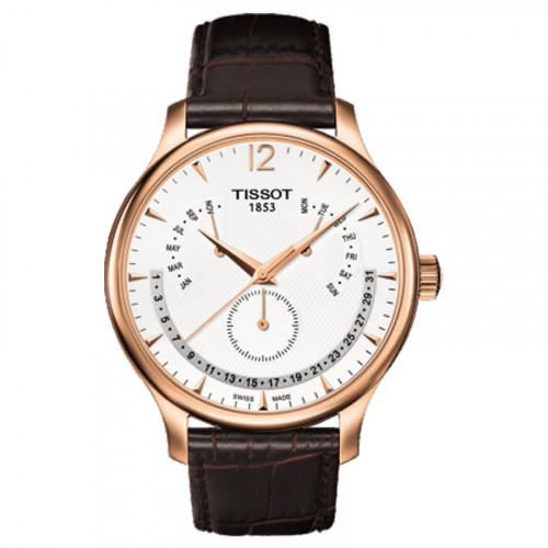 Tissot Men's T Classic Leather Watch T063.637.36.037.00