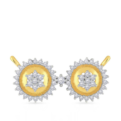 Mine Diamond Studded Tanmaniya Gold Pendant TAN2507