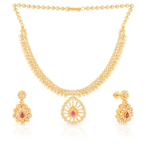 ERA Uncut Diamond Necklace Set UCNK3935