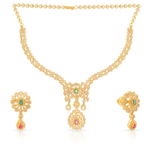ERA Uncut Diamond Necklace Set UCNK8485