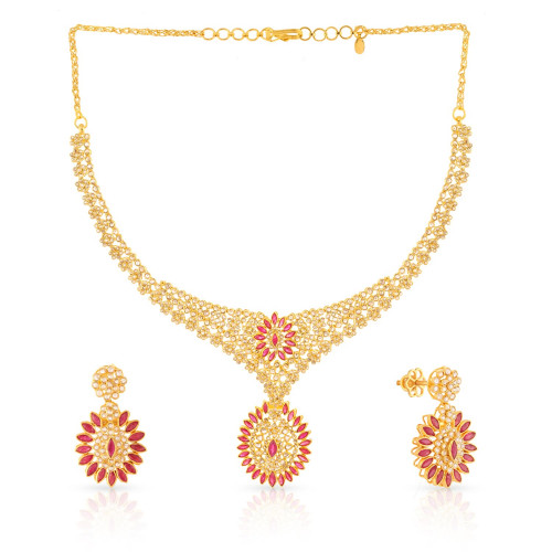 ERA Uncut Diamond Necklace Set UCNKRAJNS1536