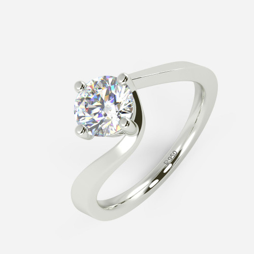 Mine Solitaire Platinum Ring Mount UIRG21009BP