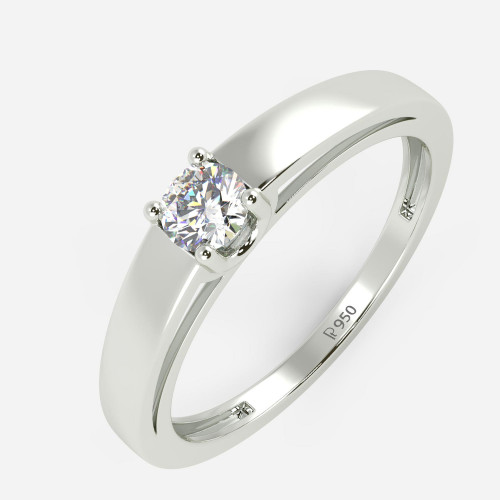 Mine Solitaire Platinum Ring Mount UIRG21057EP