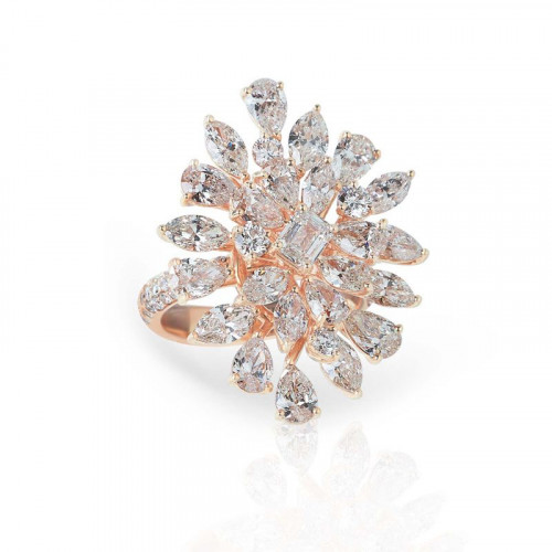 Starlit Bride Mine Diamond Ring URC-0153-RN
