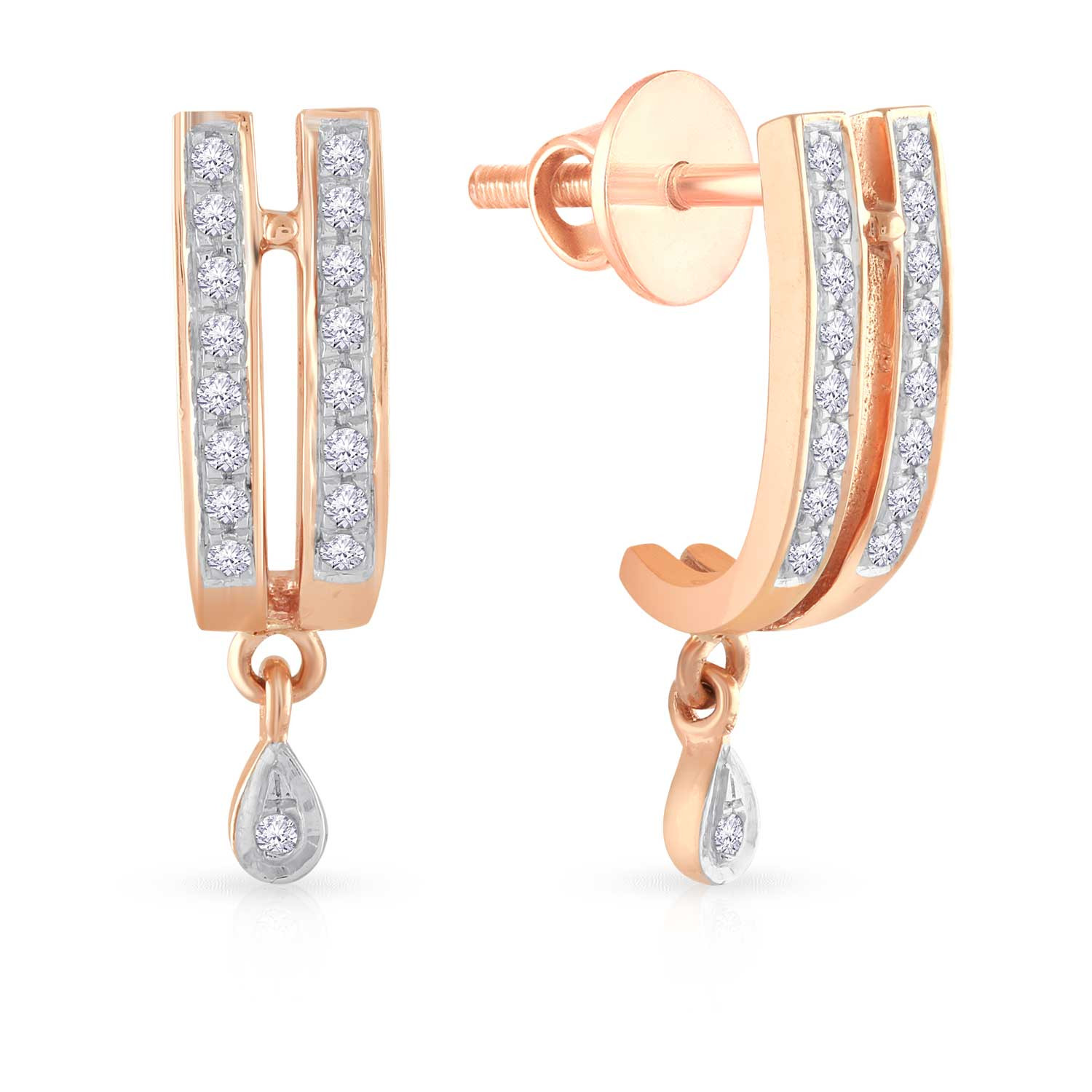 Buy Malabar Gold Earring AHDAAAAAIMDB for Women Online Malabar Gold & Diamonds