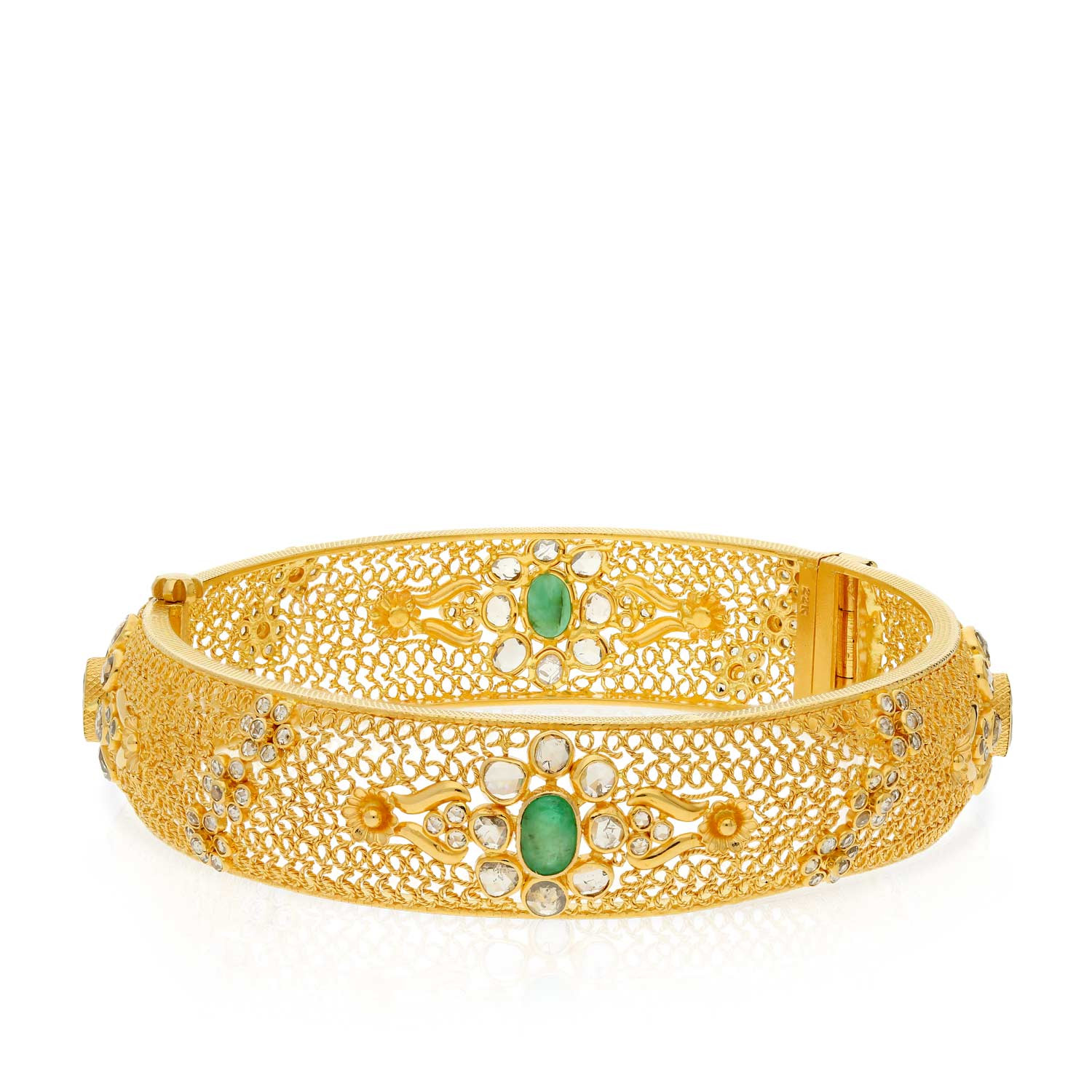 uncut diamond bangles malabar gold