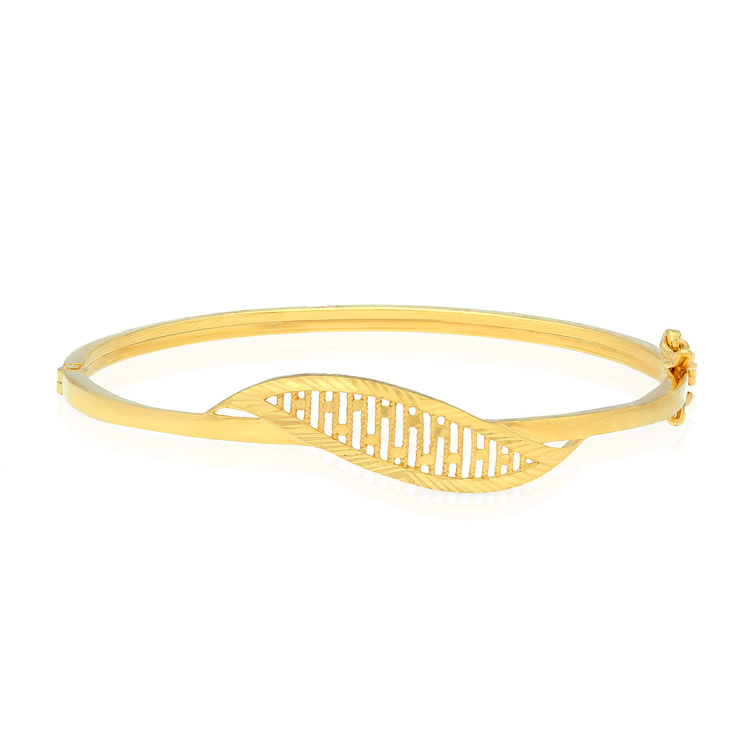 Buy Simple Gold Bangle Bracelet solid Gold Oval Bangle Bracelet Online in  India  Etsy