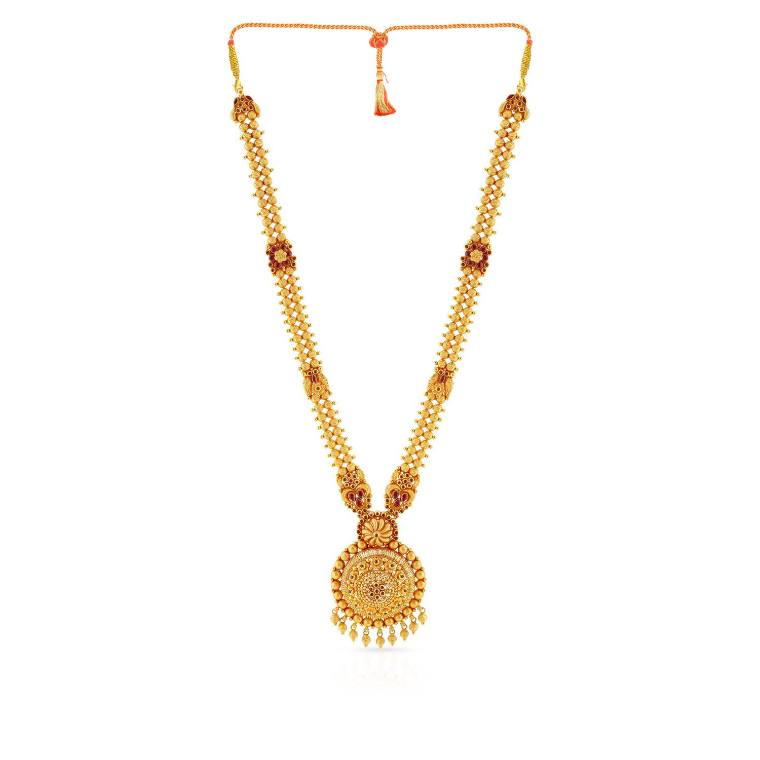 Buy Divine Gold Necklace BLRAAAAFKSXA for Women Online | Malabar Gold ...