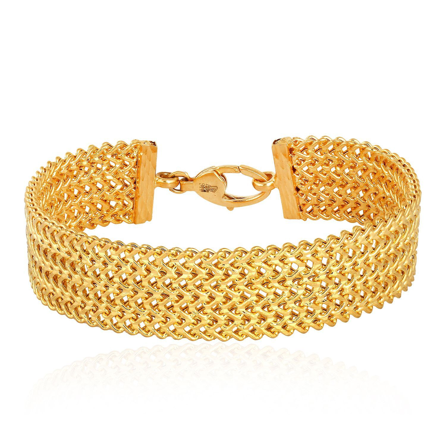 INOX 6mm 18K Gold Plated Miami Cuban Chain Bracelet | W.P. Shelton Jewelers  | Ocean Springs, MS