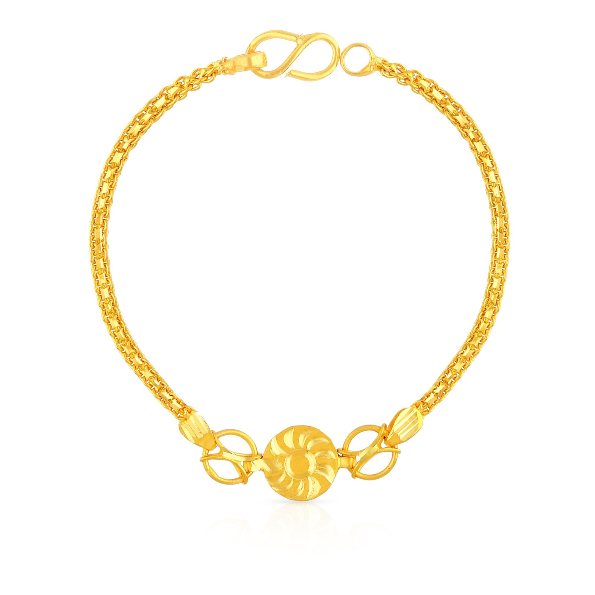 Buy Malabar Gold and Diamonds 22kt 916 Yellow Gold Bangle for Women BIS  Hallmarked at Amazonin