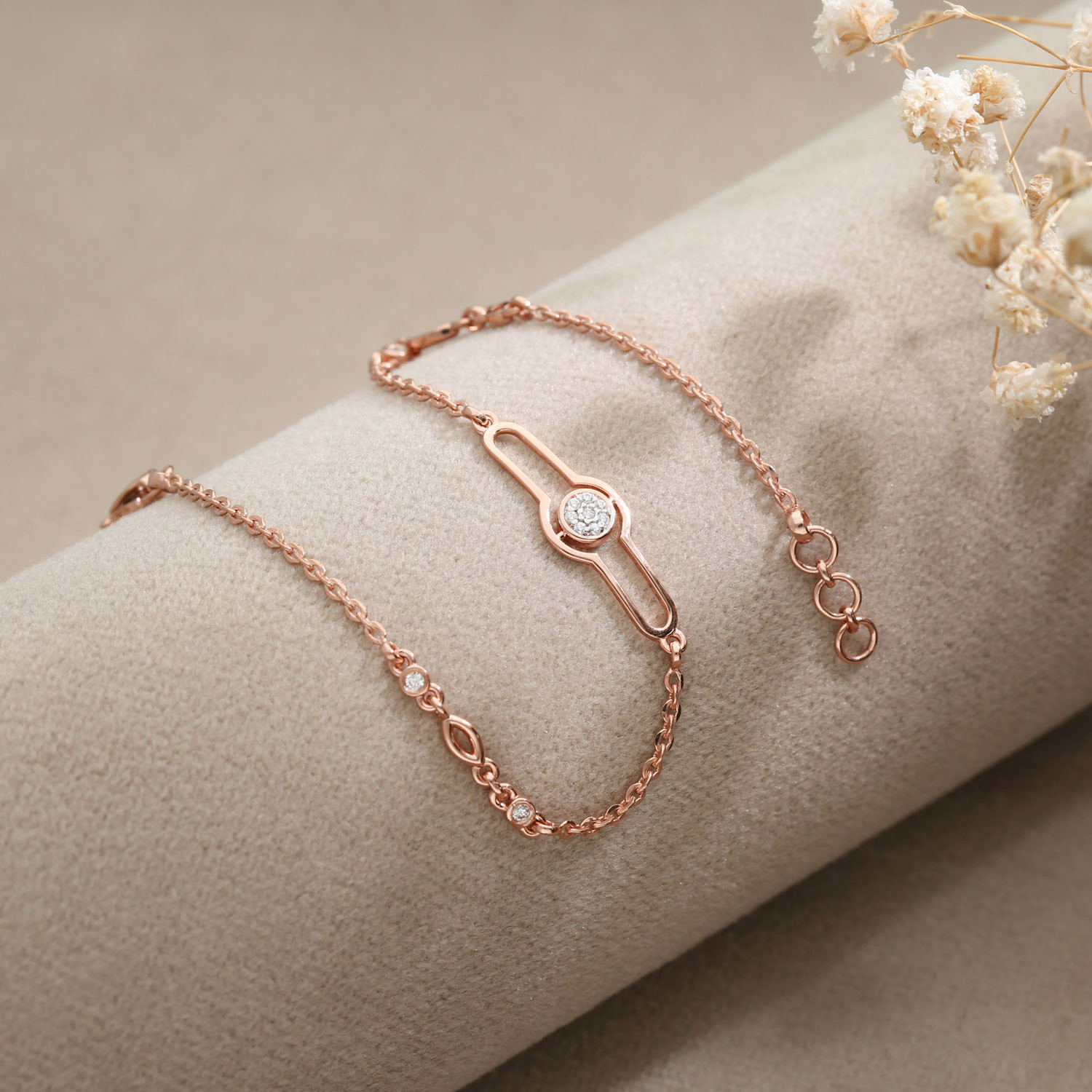 Rose gold bracelet malabar on sale gold