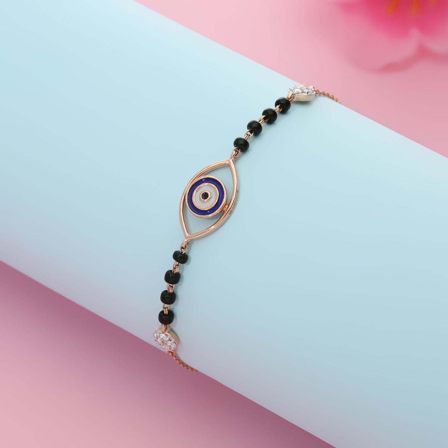 Buy Mine Diamond 18 KT Gold Light Weight Bracelet for Kids Online