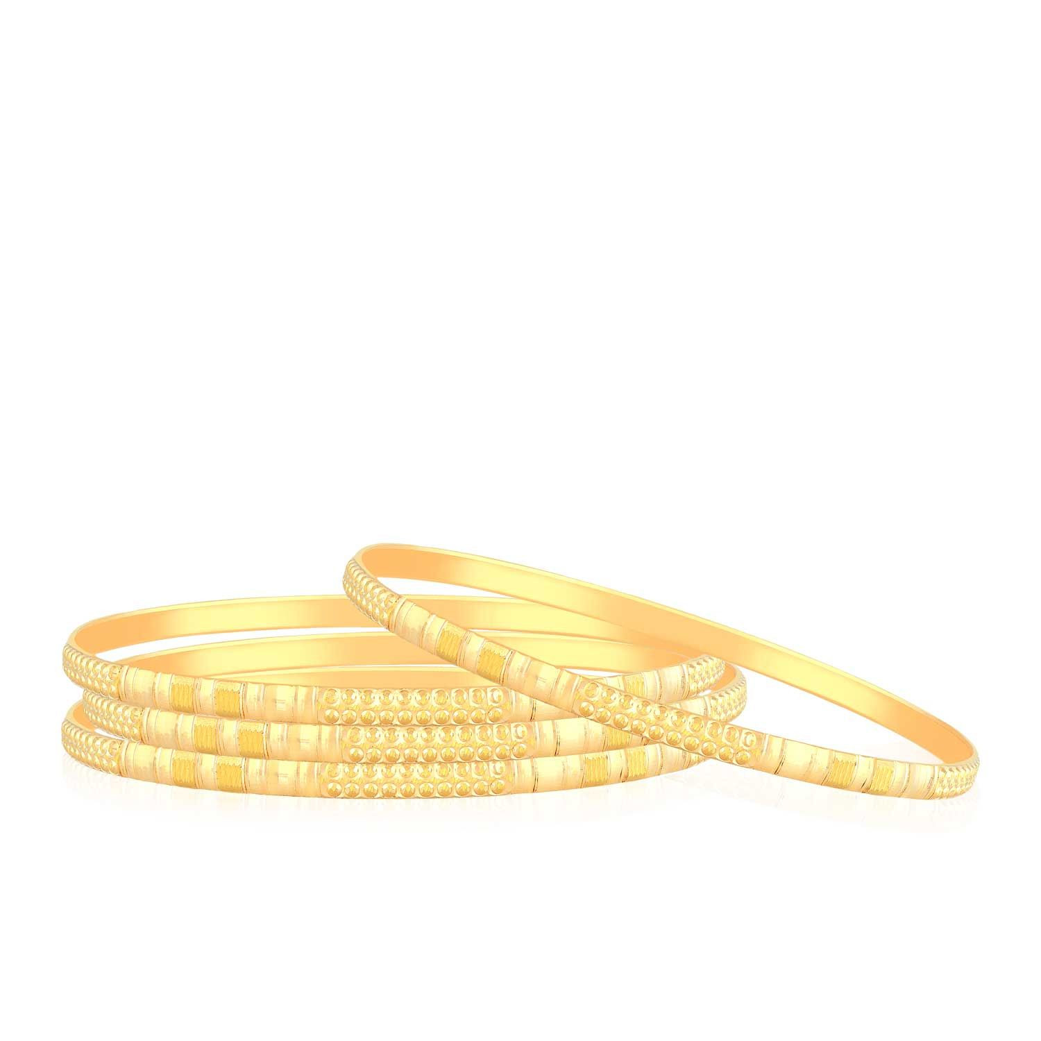 Buy Malabar Gold Bangle Set BSMHAAAAACJNNK for Women Online